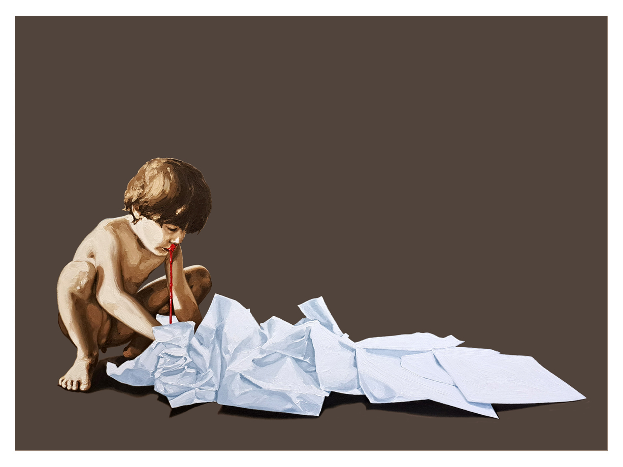 No diary, 2026, oil on canvas, 150 x 110 cm