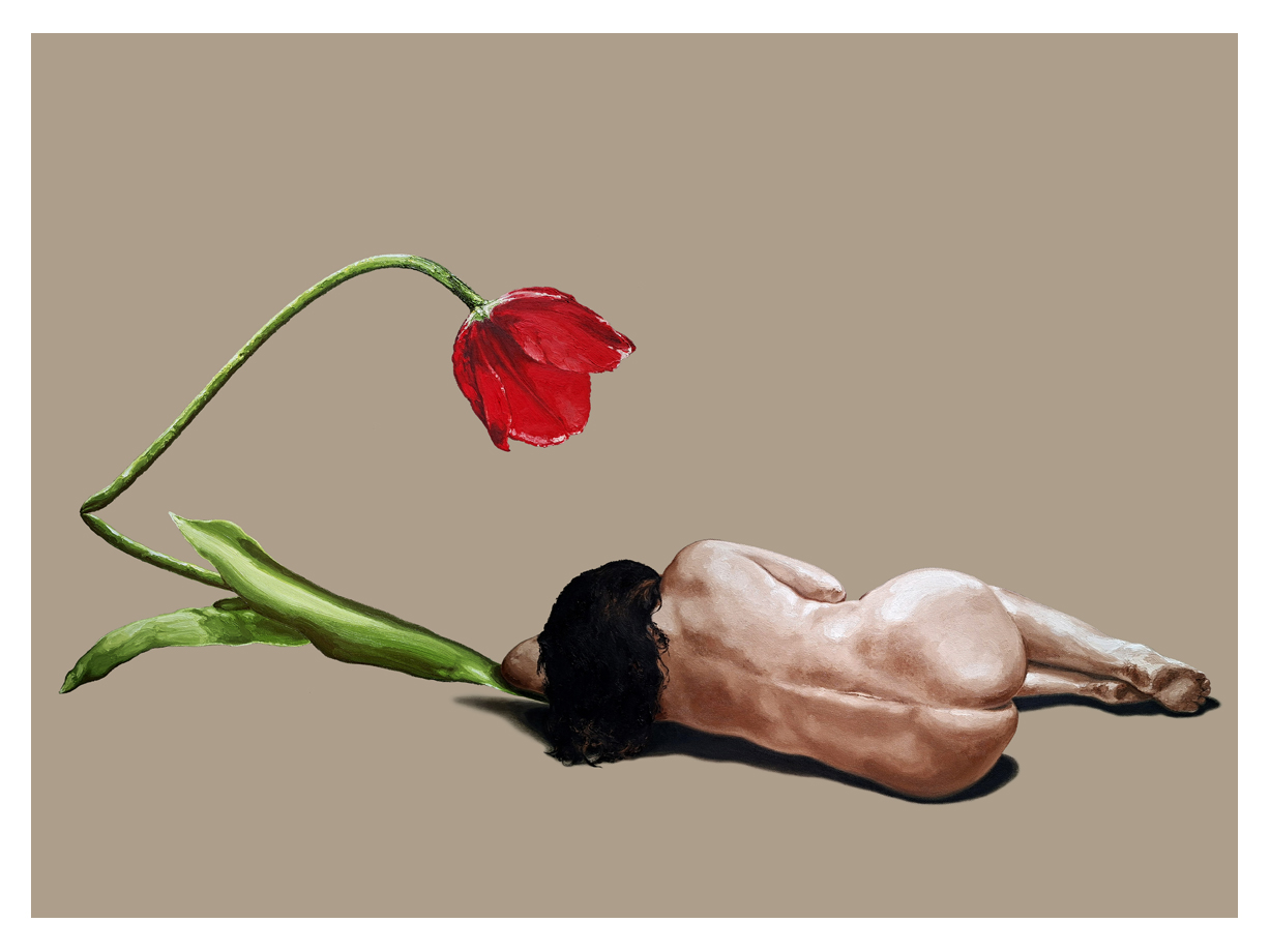 N.T., 2026, oil on canvas, 150 x110  cm